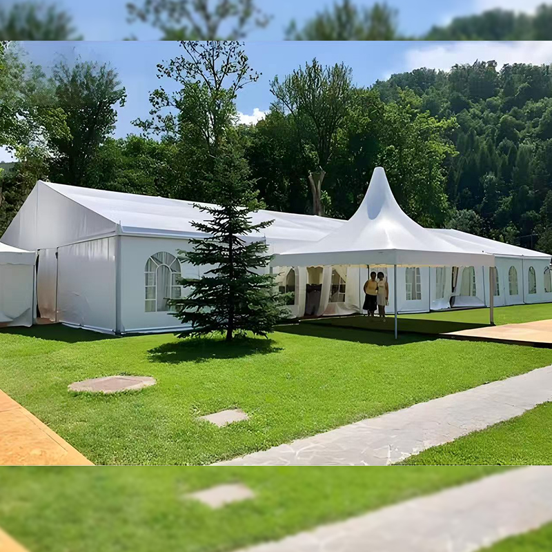PVC Coated Tent Fabric Waterproof Flame Retardant